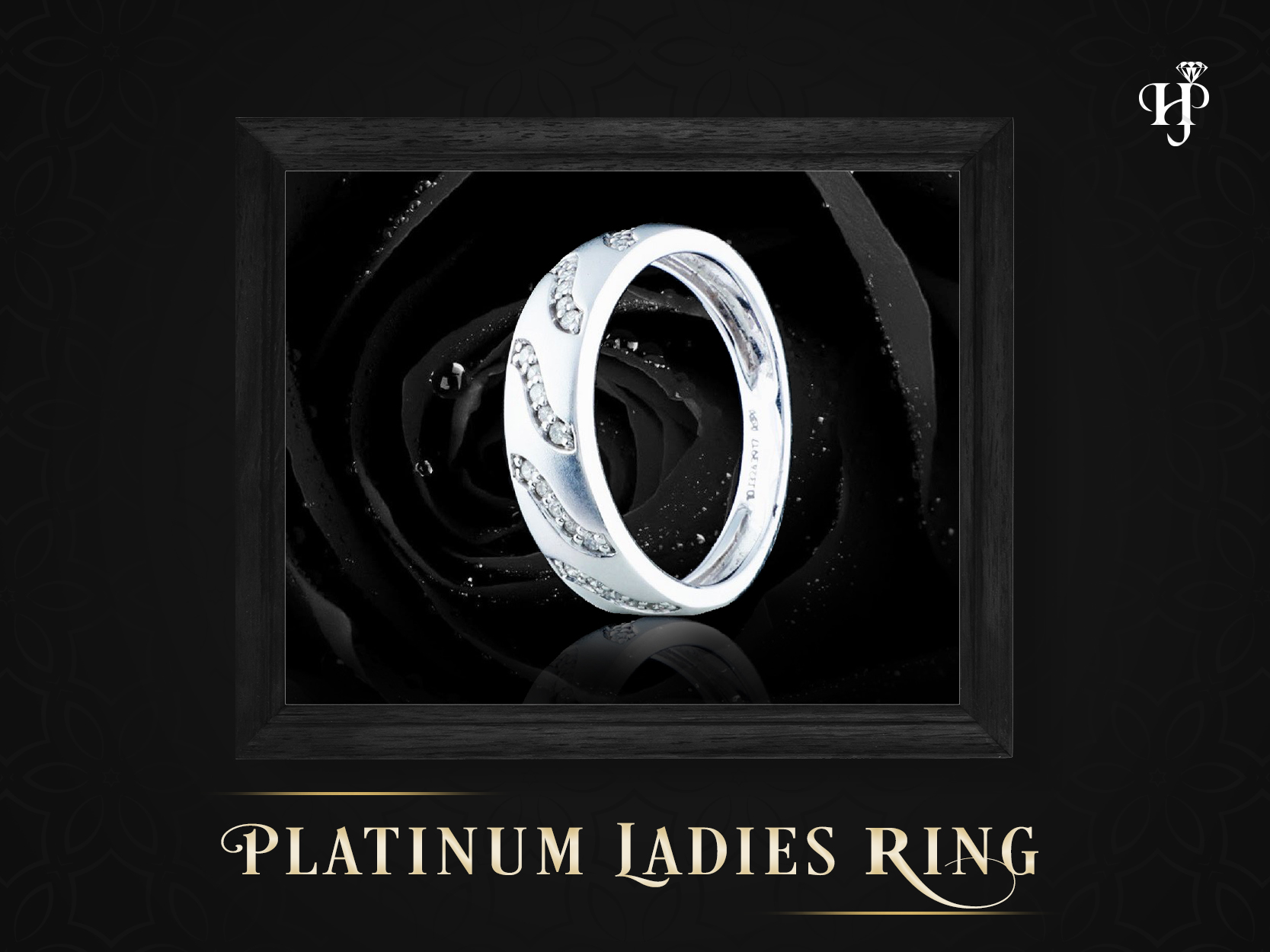 Platinum Ladies Ring